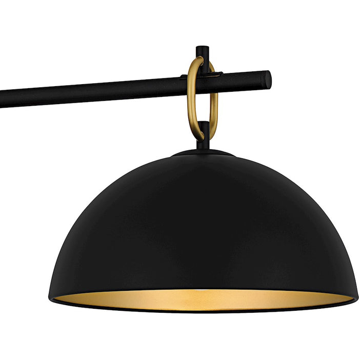 Quoizel Cleo 3Light Island Light, Matte Black/Metal
