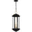 Quoizel Crestfield 3Light Mini Pendant, Matte Black/Clear Glass