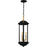 Quoizel Crestfield 3Lt 27" Outdoor Lantern, Black/Clear