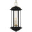 Quoizel Crestfield 3Lt 27" Outdoor Lantern, Black/Clear