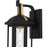 Quoizel Crestfield 1Light Outdoor Lantern, Matte Black/Clear Glass