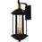 Quoizel Crestfield 2Light Outdoor Lantern, Matte Black/Clear Glass