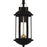 Quoizel Crestfield 2Light Outdoor Lantern, Matte Black/Clear Glass