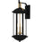 Quoizel Crestfield 3Lt 26" Outdoor Lantern, Black/Clear