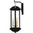 Quoizel Crestfield 3Lt 26" Outdoor Lantern, Black/Clear