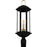 Quoizel Crestfield 3Lt 28" Outdoor Lantern, Black/Clear