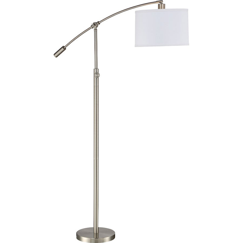 Quoizel Clift Floor Lamp in Brushed Nickel
