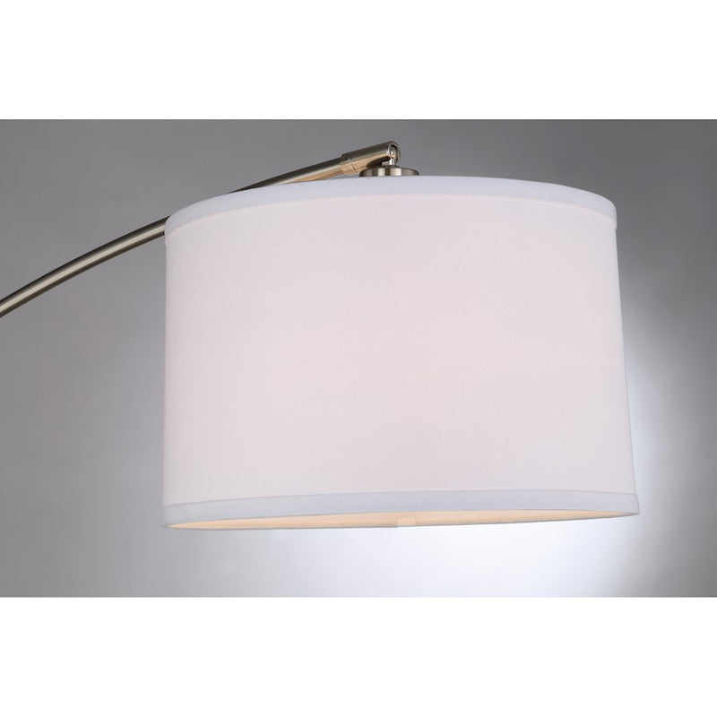 Quoizel Clift Floor Lamp in Brushed Nickel