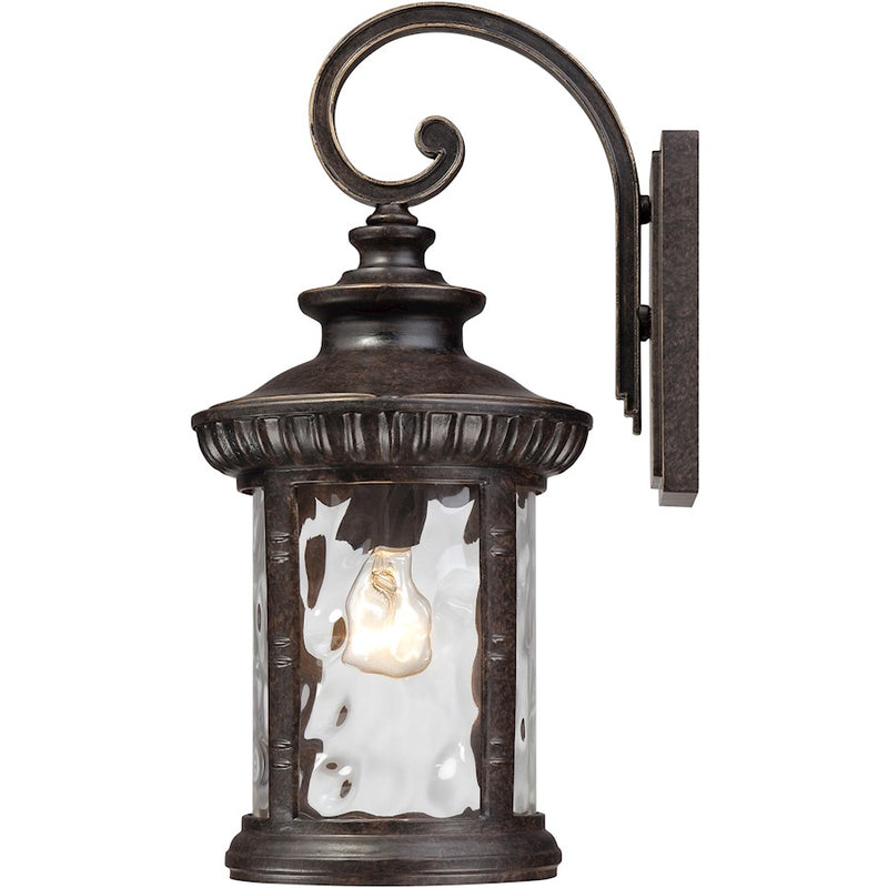 Quoizel 1 Light Chimera Outdoor Wall Lantern in Imperial Bronze