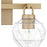 Quoizel Celina 2Light Bath Light, Bronze Gold/Clear Faceted Glass