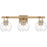 Quoizel Celina 3Light Bath Light, Bronze Gold/Clear Faceted Glass - CIA8624BGD