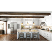 Quoizel Kendrick 9in 1-Light Mini Pendant | Transitional Western Bronze and Smoke Hammered Glass | Kitchen Island & Dining Room | Model CKKD1509WT