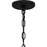 Quoizel Clifton 1 Light 19" Outdoor Lantern, Earth Black/Clear Seedy
