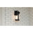 Quoizel Clifton 1 Light Outdoor Lantern, Earth Black/Clear Seedy