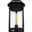 Quoizel Clifton 1 Light 20" Outdoor Lantern, Earth Black/Clear Seedy