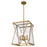Quoizel Clovis 4-Lt Brushed Weathered, Brushed Weathered Brass - CLO1814BWS