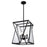 Quoizel Clovis 4-Lt Matte Black Pendant, Matte Black - CLO1814MBK