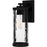 Quoizel Culpo 1 Light Outdoor Lantern, Matte Black/Clear Water