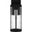 Quoizel Culpo 1 Light Outdoor Lantern, Matte Black/Clear Water