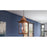 Quoizel Chalmers 3 Light Mini Pendant, Aged Copper/Clear