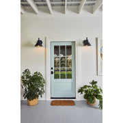 Quoizel Carmel 1 Light Small Outdoor Wall Lantern, Aged Verde