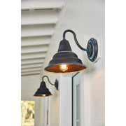 Quoizel Carmel 1 Light Small Outdoor Wall Lantern, Aged Verde
