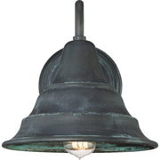 Quoizel Carmel 1 Light Large Outdoor Wall Lantern, Aged Verde