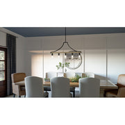 Quoizel Colombes 5 Light 19" Chandelier, Grey Ash