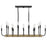 Quoizel Coda Linear 16 Light Chandelier, Earth Black