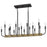 Quoizel Coda Linear 16 Light Chandelier, Earth Black