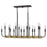Quoizel Coda Linear 16 Light Chandelier, Earth Black