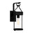 Quoizel Corbin 1 Light Outdoor Lantern, Earth Black/Clear