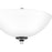 Quoizel Conrad 2 Light Semi-Flush Mount, Brushed Nickel