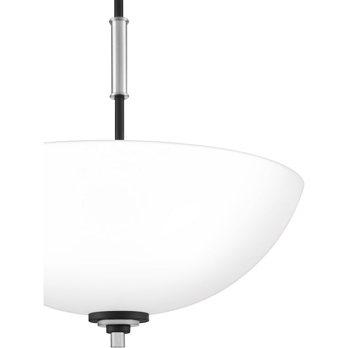 Quoizel Conrad 3 Light Pendant, Brushed Nickel