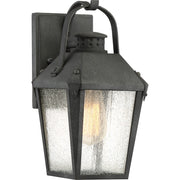 Quoizel Carriage 1 Lt 100W Outdoor Wall Lantern, Sm, Mottled Black