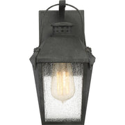 Quoizel Carriage 1 Lt 100W Outdoor Wall Lantern, Sm, Mottled Black