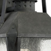 Quoizel Carriage 1 Lt 150W Outdoor Wall Lantern, Lg, Mottled Black