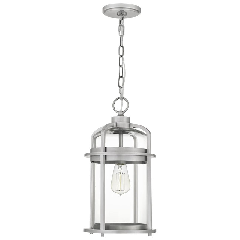 Quoizel Carrington 1 Light Outdoor Hanging Lantern, Aluminum