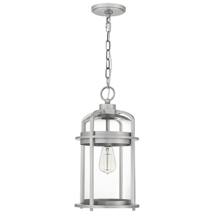 Quoizel Carrington 1 Light Outdoor Hanging Lantern, Aluminum