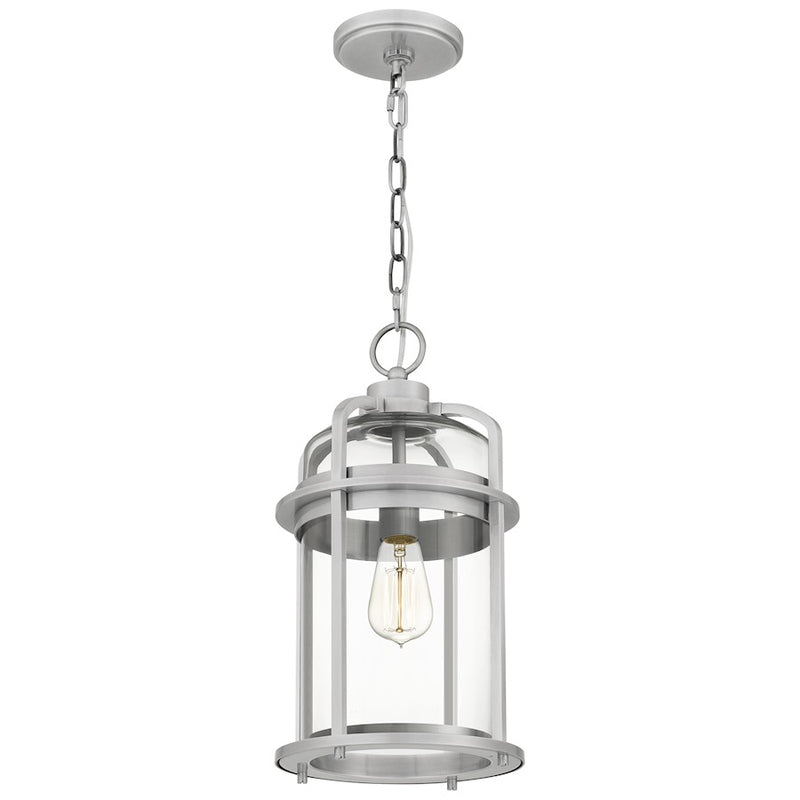Quoizel Carrington 1 Light Outdoor Hanging Lantern, Aluminum