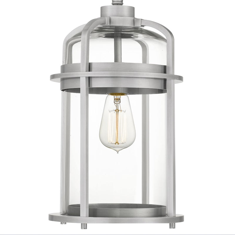 Quoizel Carrington 1 Light Outdoor Hanging Lantern, Aluminum
