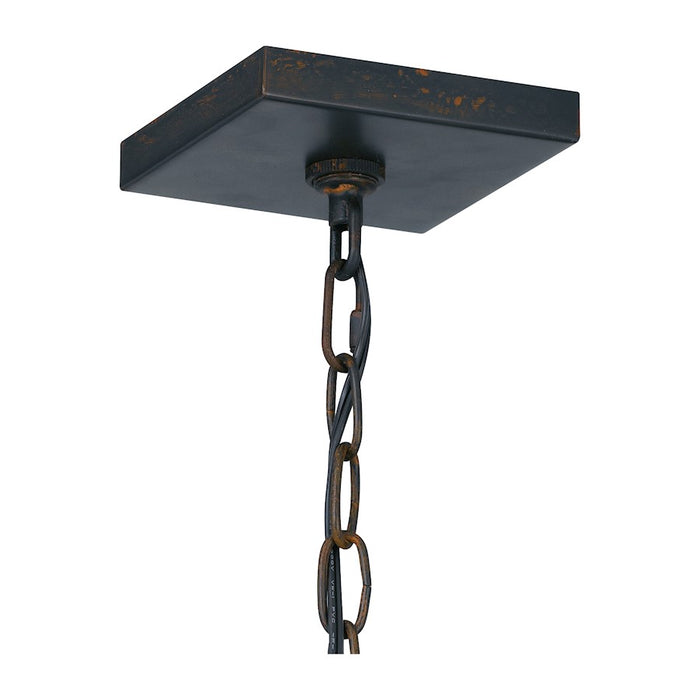 Quoizel Corporal 1 Light Outdoor Hanging Lantern, Industrial Bronze