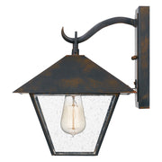 Quoizel Corporal 1 Light 13" Outdoor Wall Lantern, Industrial Bronze