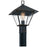 Quoizel Corporal 1 Light Outdoor Post Lantern, Industrial Bronze