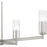 Quoizel Cruz 6Light Island Light, Brushed Nickel/Clear Etched Glass