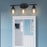 Quoizel Caverly 3 Light Bath Light, Clear Seedy