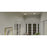 Quoizel Cromwell Flush Mount, Nickel/White Painted Etched