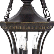 Quoizel 3 Light Devon Outdoor Pendant in Imperial Bronze