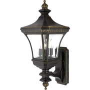 Quoizel 3 Light Devon Outdoor Wall Lanterns Imperial Bronze