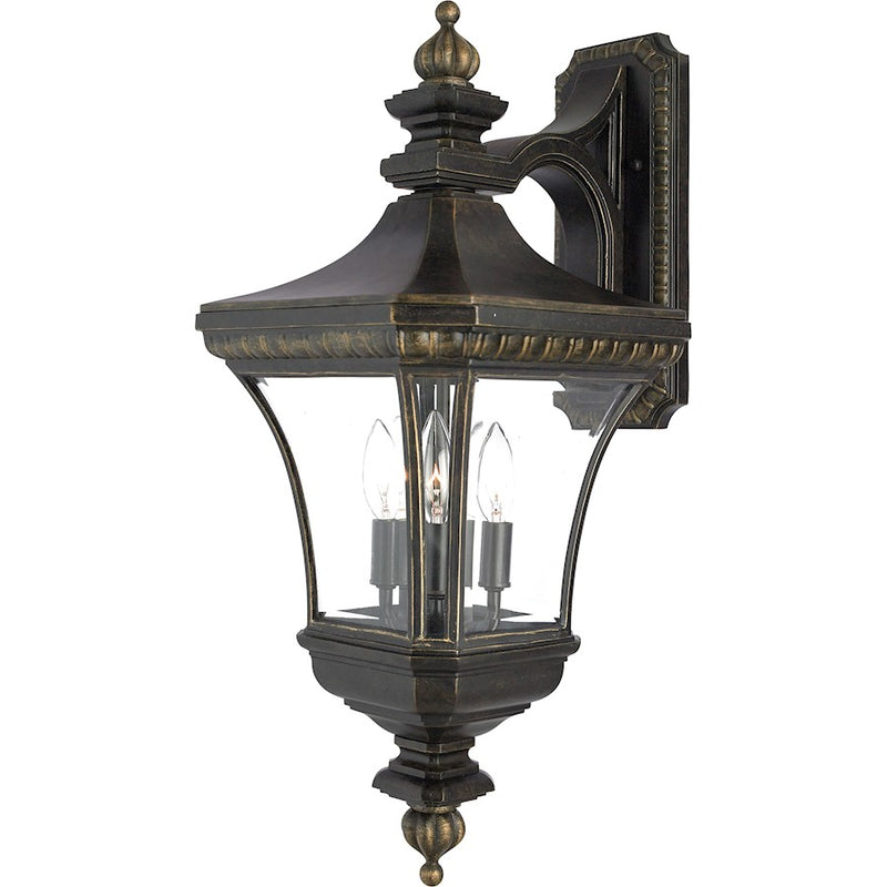 Quoizel 3 Light Devon Outdoor Wall Lanterns Imperial Bronze